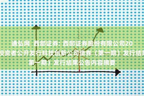 通弘网  西部证券: 西部证券股份有限公司2025年面向专业投资者公开发行科技创新公司债券（第一期）发行结果公告内容摘要